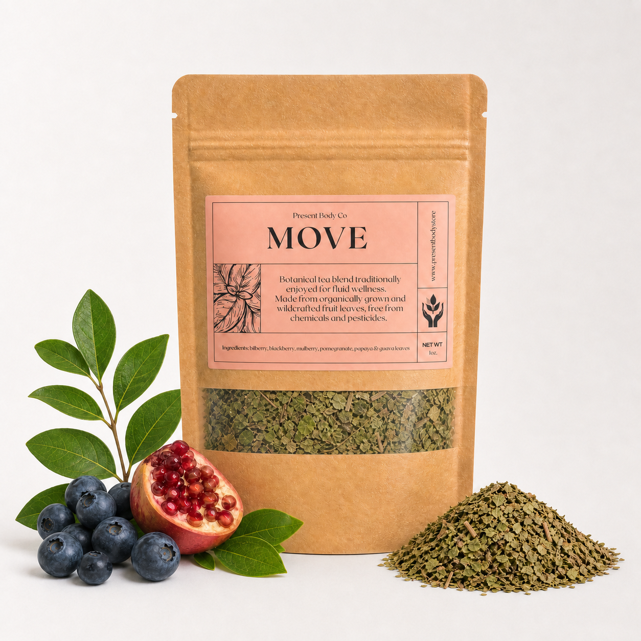 Move Fruit Leaf Tea | Fluid Balance Blend