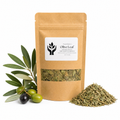 Present Body Co. Olive Leaf dried and cut leaf tea.