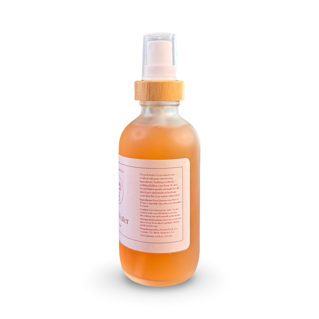Rose Water Facial Mist | Hydrating Rose Toner for All Skin Types