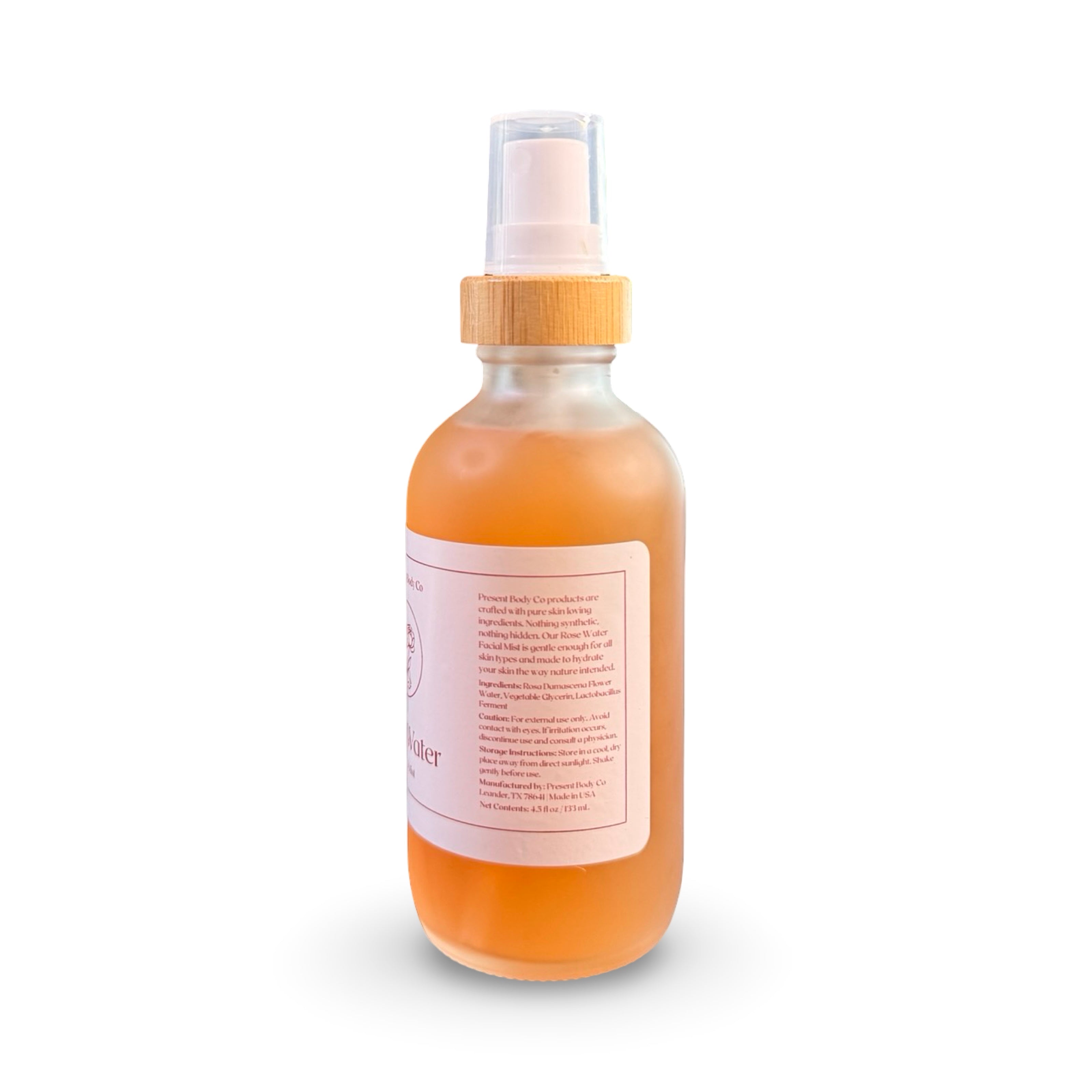Rose Water Facial Mist | Hydrating Rose Toner for All Skin Types
